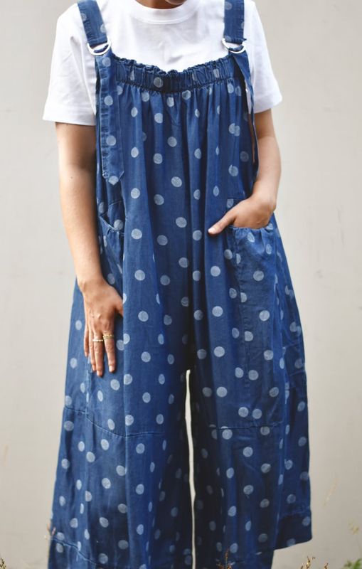 Denim - Dot Jumpsuit