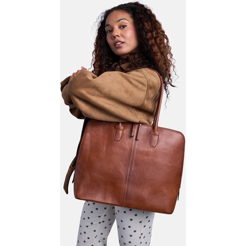 Walnut - Silje Big Skinnveske