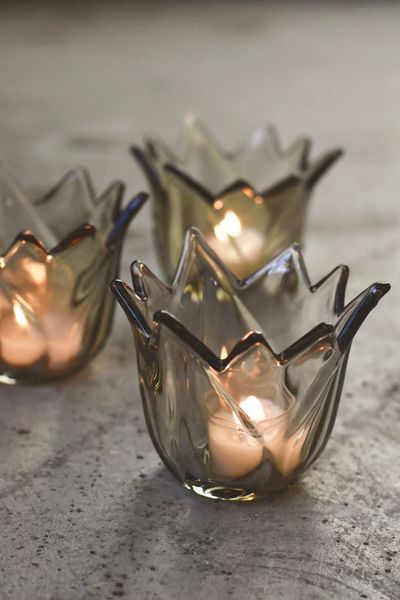 Hovedbilde Gul - Nora Te-lysholder