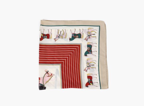 Hovedbilde Beige - Hester Skjerf 70 x 70 ...