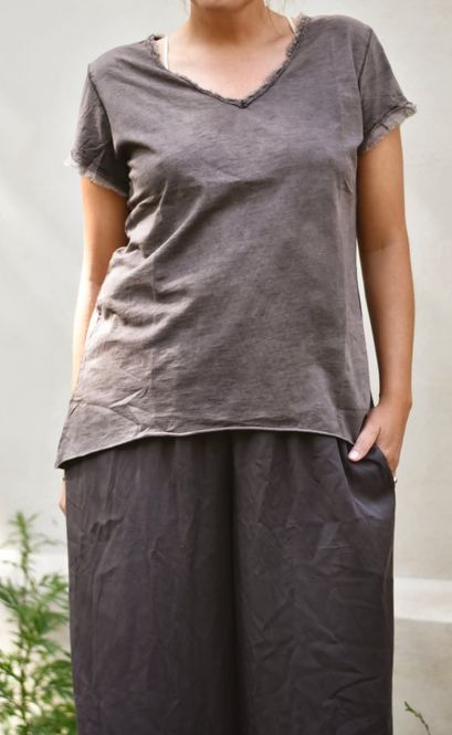Hovedbilde Dark Brown - Classic V-hals ...