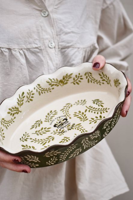 Hovedbilde Grønn - Oval ovnsform Small