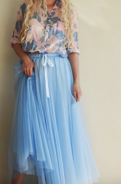 Hovedbilde Lyseblå - Tulle Tyllskjørt