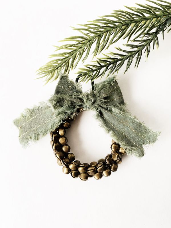 Grønn/gull - Bjellekrans