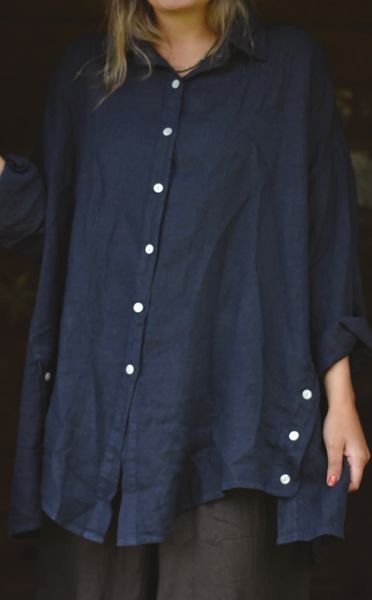 Hovedbilde Navy - Lovely fall Linskjorte