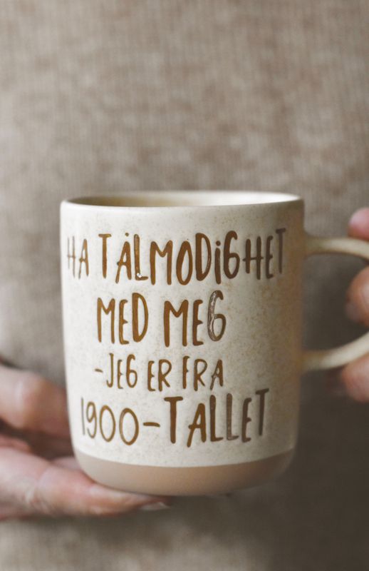 «Ha Tålmodighet Med Meg» Krus
