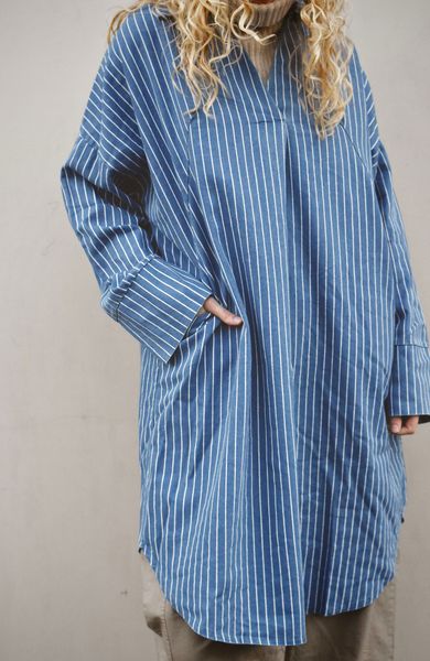 Hovedbilde Blåstripete - Eglantine Kjole