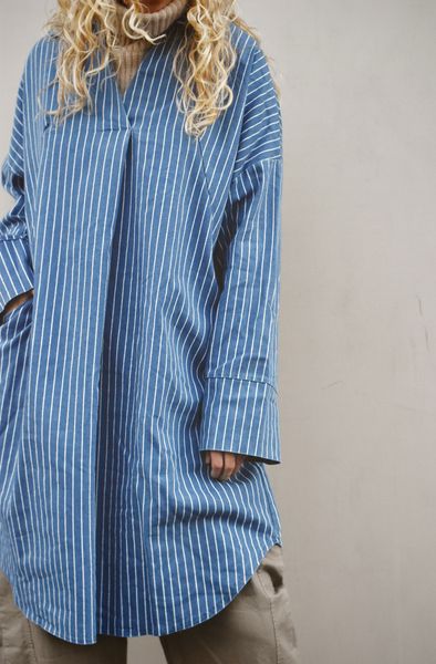 Hovedbilde Blåstripete - Eglantine Kjole