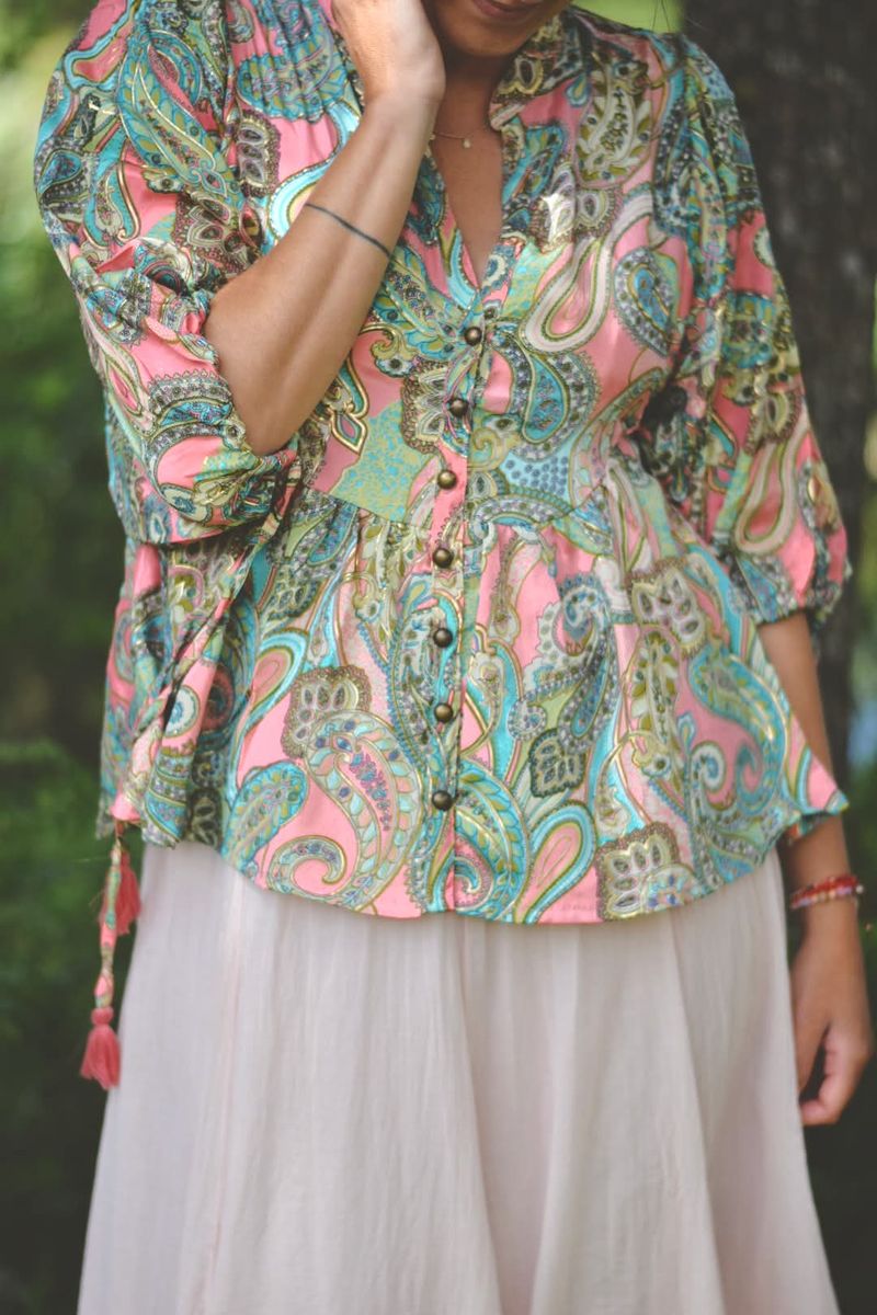 Multi - Bella Viskose Bluse