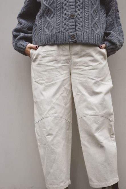 Hovedbilde Oatmeal - Vera Barrel Pant