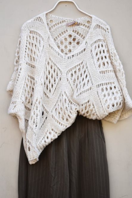 Hovedbilde Beige - Nieve Strikket Topp
