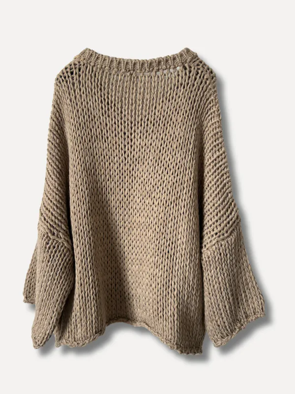 Taupe - Moonlight Strikkegenser