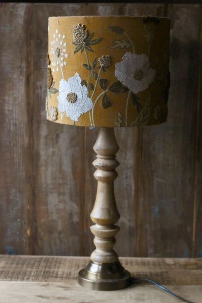 Hovedbilde Sennepsgul - Stor lampeskjerm