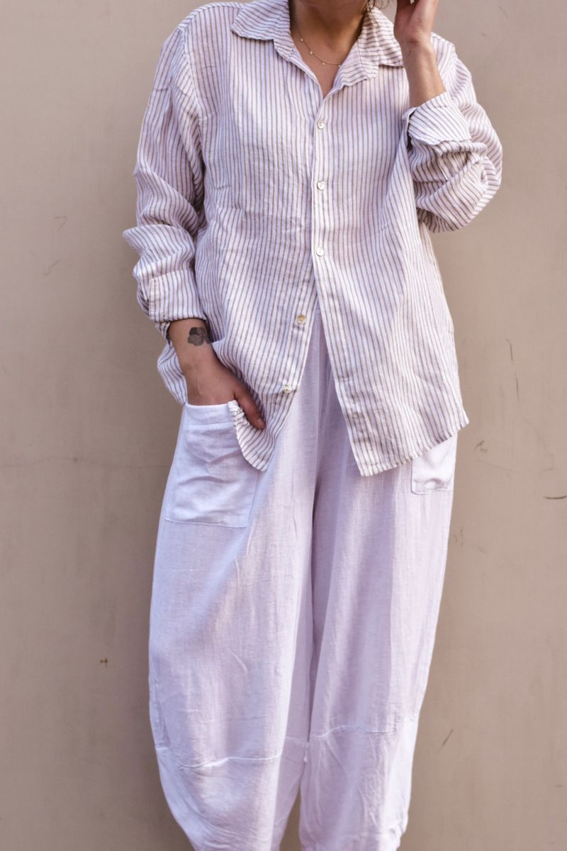 Hvit - Sophie lin Bukse