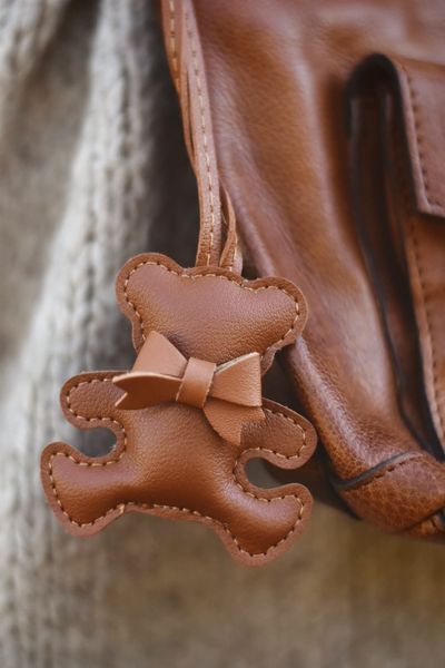 Hovedbilde Cognac - Bamse Veskepynt