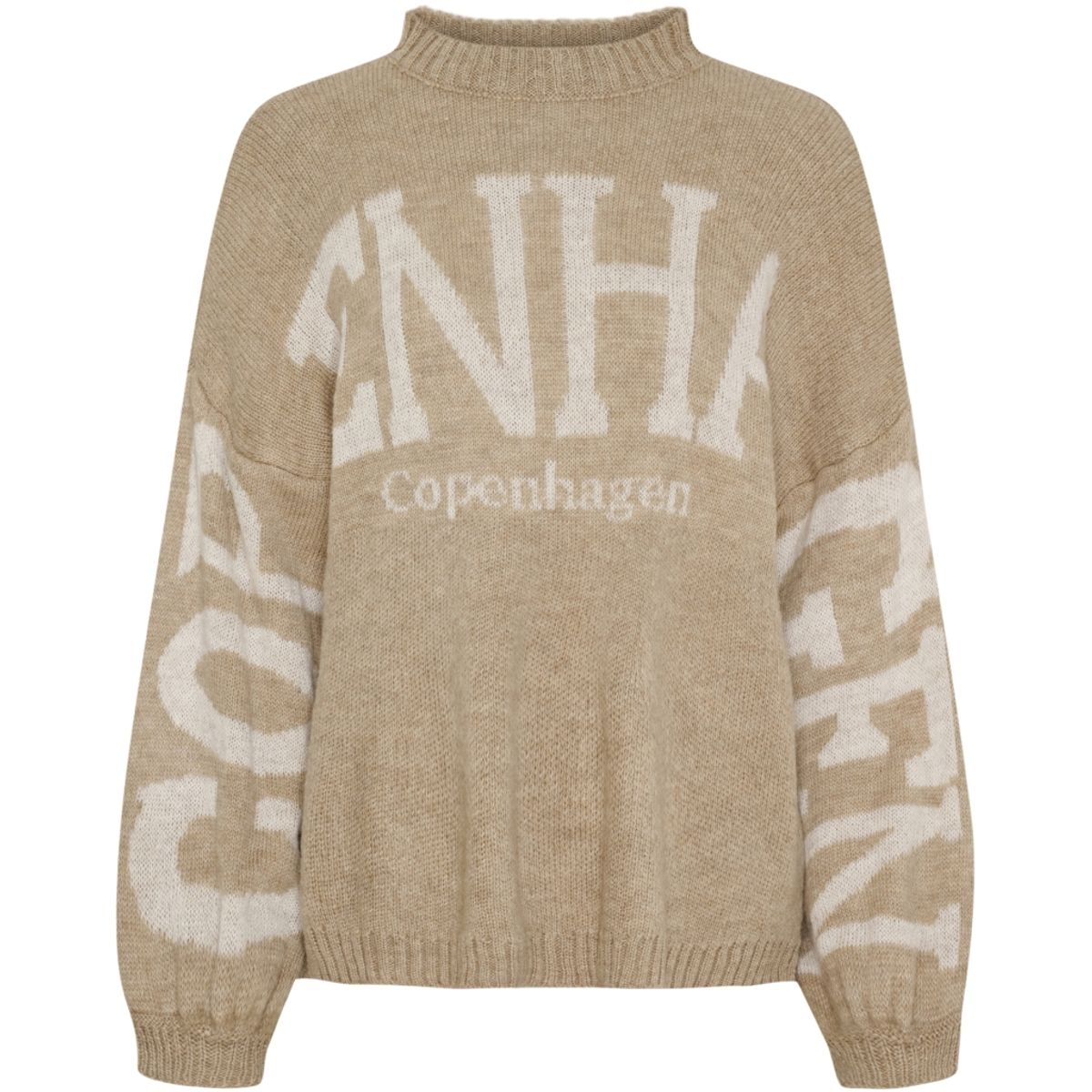 Beige - Aria Strikkegenser