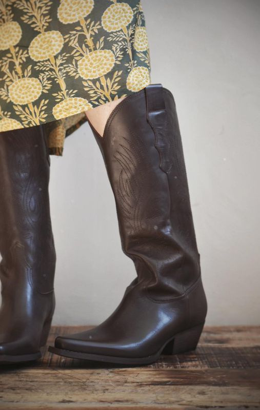 Tobacco - Frankie Western Boots