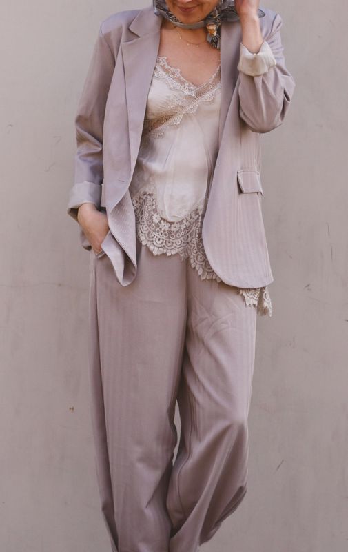 Dark Beige - Zelia Bukse