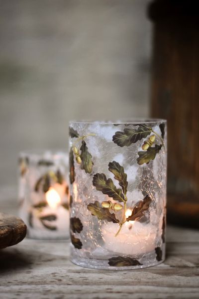 Hovedbilde Eikeblader - Krakelert Stort ...