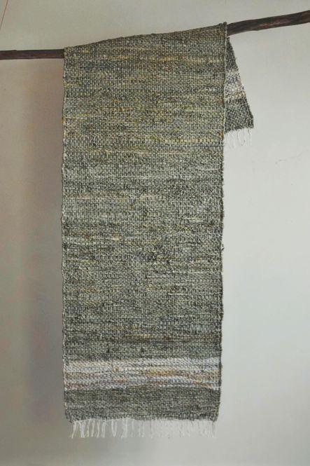 Hovedbilde Grønn/Creme- Skinn Rye 60x200 ...