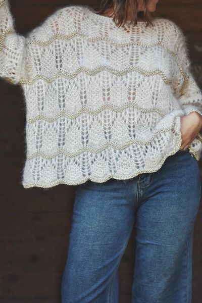 Hovedbilde Beige - Lucinda Strikkegenser