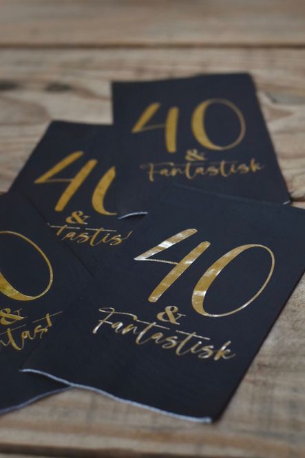 Hovedbilde Sort - 40 og fantastisk