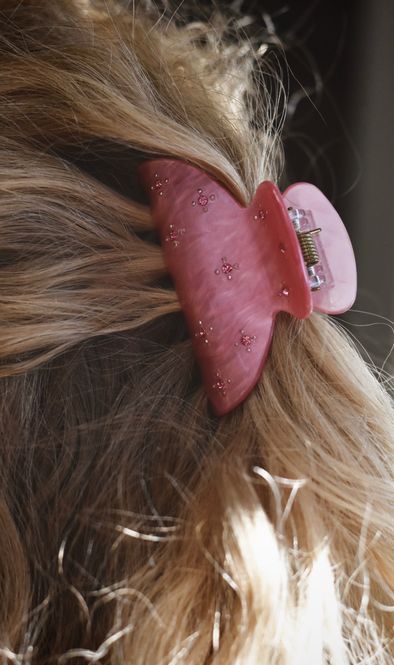 Hovedbilde Fuksia - Hårklype med små ...