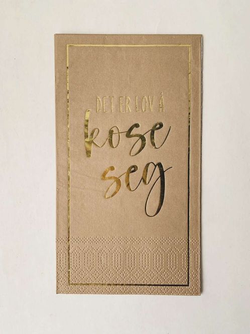 Hovedbilde Kose seg - Buffet Serviett