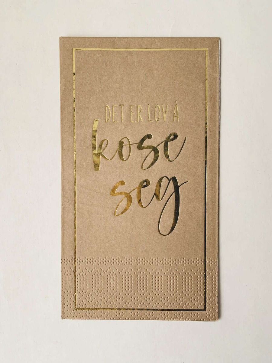 Kose seg - Buffet Serviett