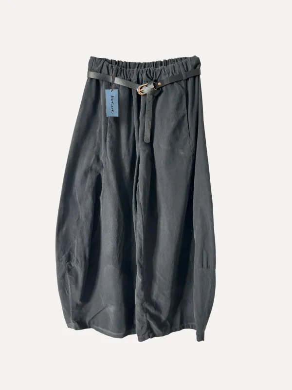 Mørkegrå - Cord Barrel Bukse