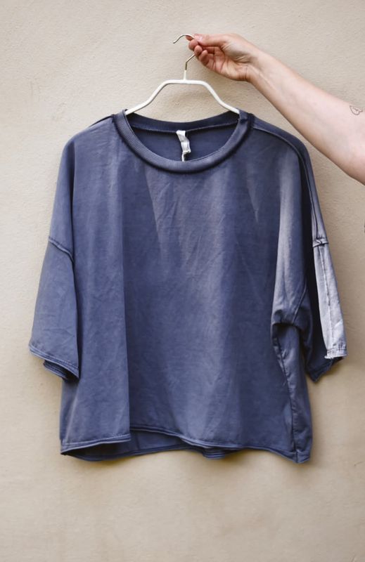 Navy - Surf T-skjorte