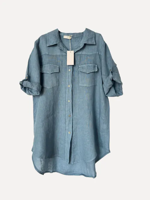 Hovedbilde Denim - FAVVO Lin Skjorte