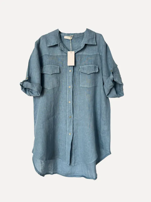 Denim - FAVVO Lin Skjorte