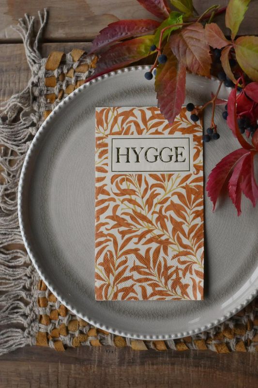 Hygge - Blader Rust Buffet Serviett
