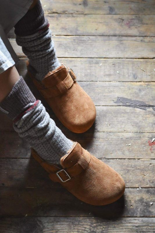 Dark tan - Nesso Semsket Mules