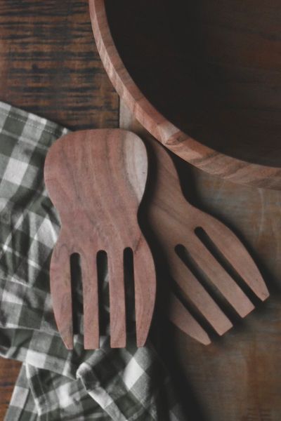 Hovedbilde Natur - Salatbestikk 20x10 cm