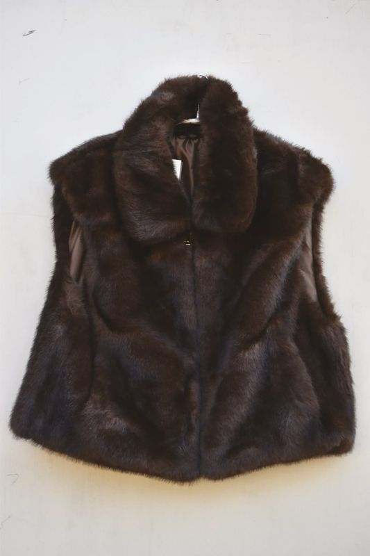 Brun - Billi Fuskepels Vest