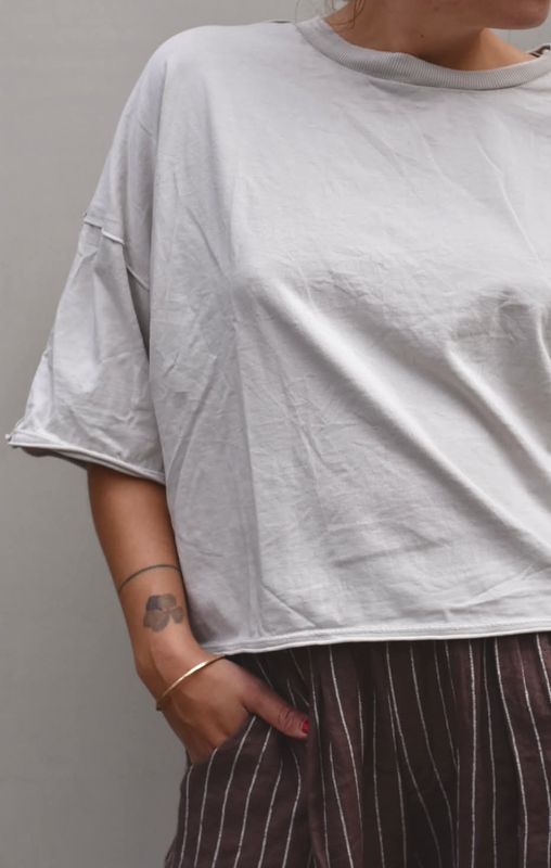 Beige - Surf T-skjorte