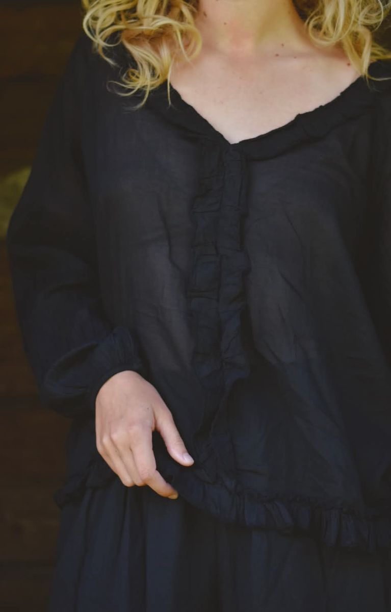 Sort - LIGHT PRINCESS Bluse