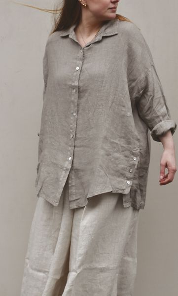 Hovedbilde Taupe - Lovely Linskjorte