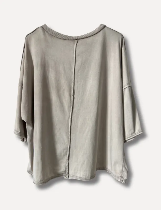 Beige - Surf T-skjorte
