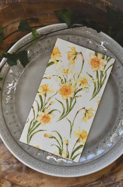 Hovedbilde Påskelilje - Buffet Serviett