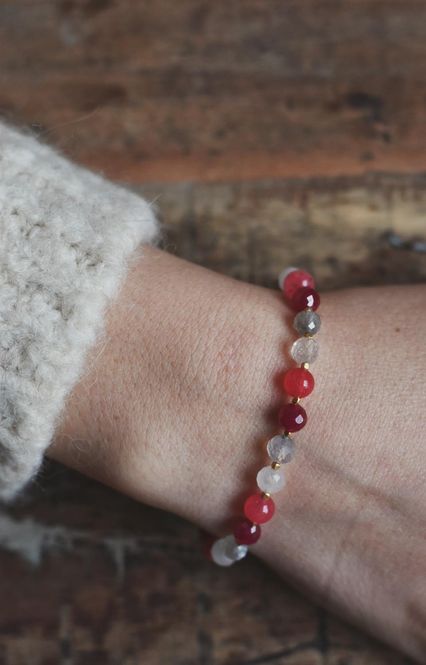 Hovedbilde Rosa - Bo Gull Armbånd