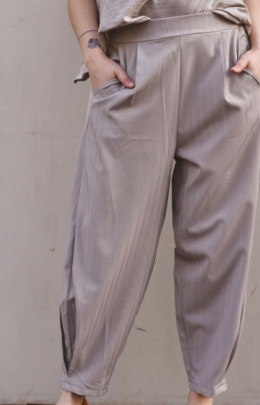 Dark Beige - Zelia Bukse