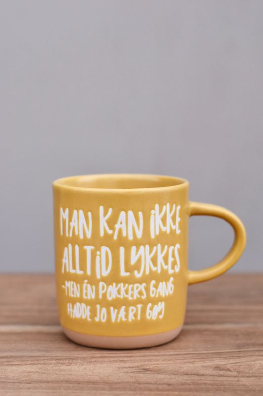 «Man Kan Ikke Alltid Lykkes» Krus