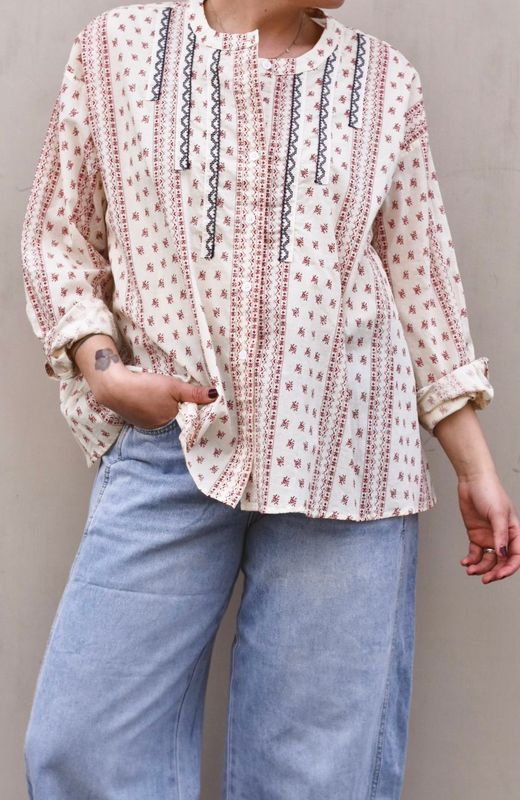 Off white - Constance Bluse