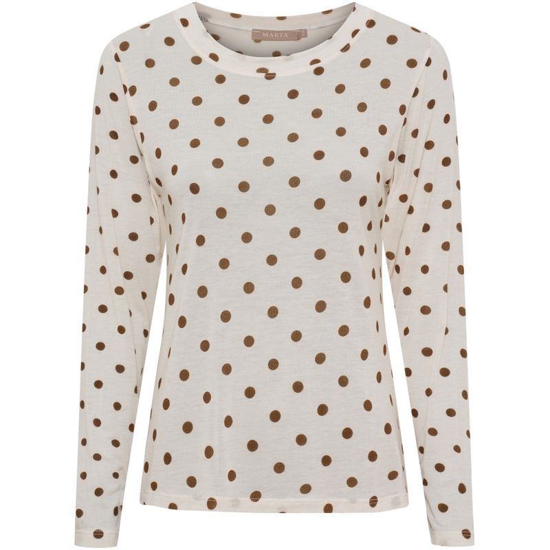 Krem/Brun - Dot Elissa Genser