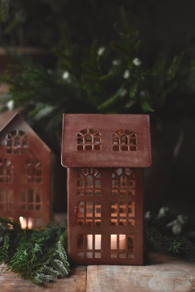 Hovedbilde Brun - Lyshus Metall 9x10x17 ...