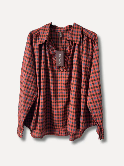 Hovedbilde Tomato - Mimo Rutete Bluse