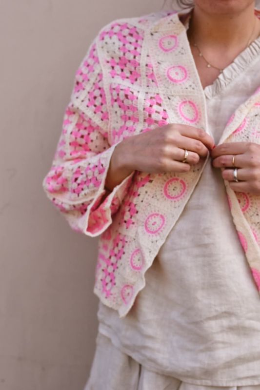Rosa - Heklet Cardigan